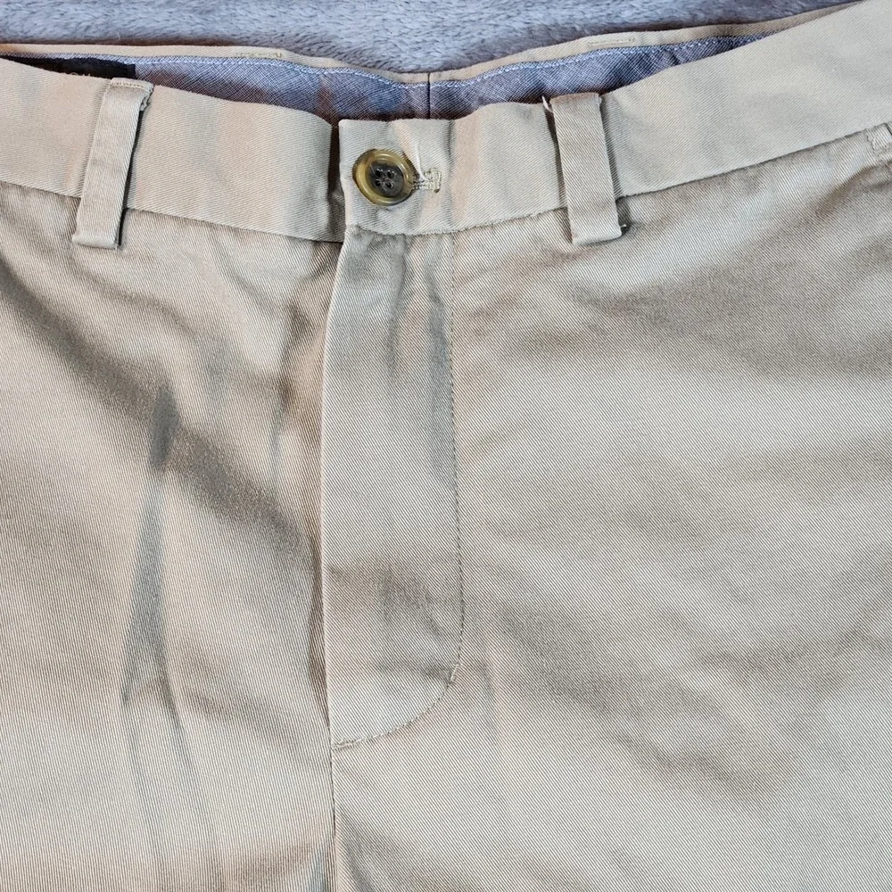 Nordstrom Mens Shop Pants 32x32‎ Beige Straight Chino Khaki